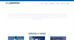 Desktop Screenshot of aollogistics.com.pk