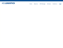 Tablet Screenshot of aollogistics.com.pk